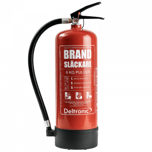 röd pulversläckare 6 kg